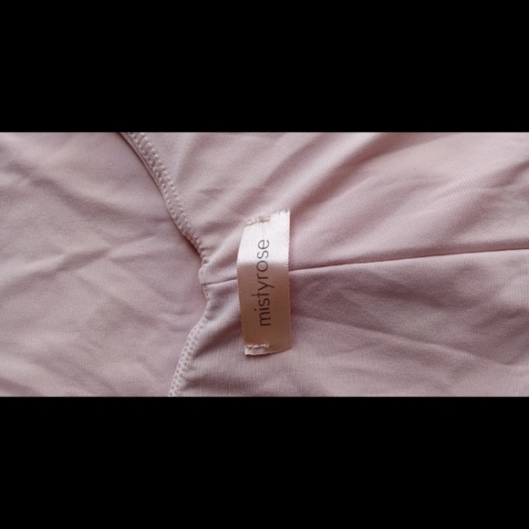 Light Pink Swoop Neck Dress - Picture 2 of 4